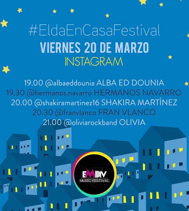 #EldaEnCasaFestival por Instagram