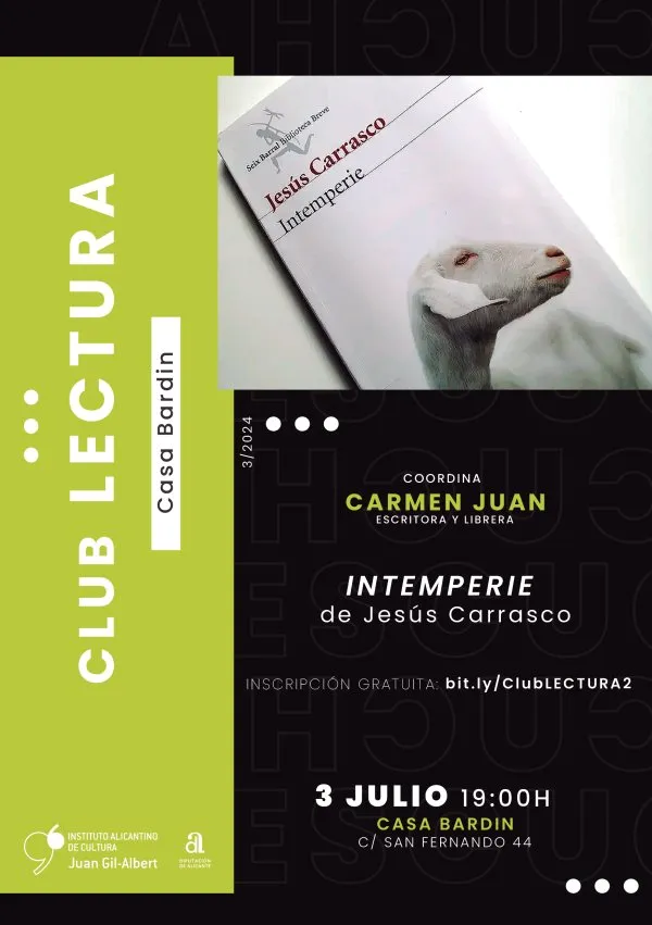 "Intemperie" de Jesús Carrasco ► Club de Lectura