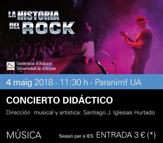 "La historia del rock", un concierto para repasar la evolución del género musical