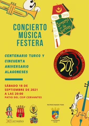 "Turcos" i "Alagoneses" de Sax aniversario con música festera