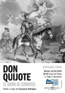 Conferencia ''Don Quijote, El sueño de Cervantes'' a cargo de Esperanza Rodríguez