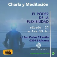 Charla y meditación ''El poder de la flexibilidad''